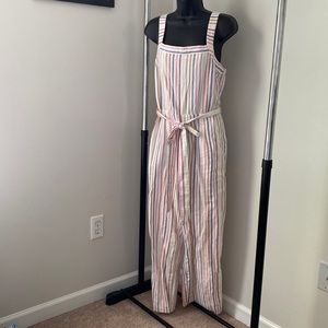 GAP Striped Sleeveless Jumpsuit